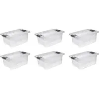 keeeper Aufbewahrungsbox cornelia (Set, 6 St), mit Deckel, Schiebeverschluss