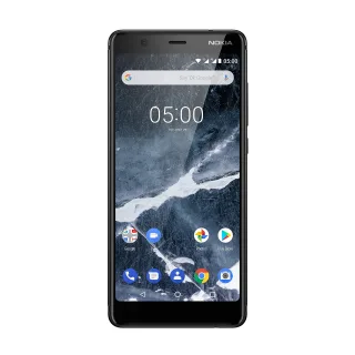Nokia 5.1 Smartphone (1397 cm (55 Zoll) HD+ Dislplay 16GB 2GB RAM 16MP Kamera langlebiger Vollalurahmen Android Oreo Dual Sim Amazon Edition inkl. Displayschutzfolie) schwarz version 2018