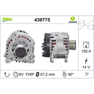 Valeo Generator  150A Audi A4 A5 Q5 439775