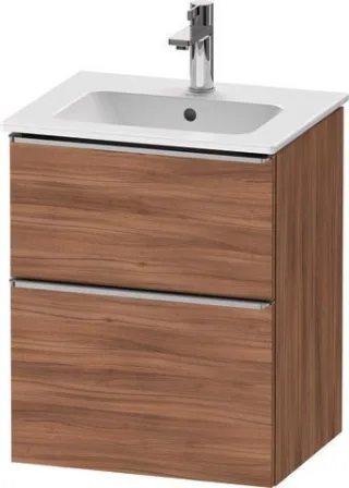 Duravit D-Neo Waschtischunterbau wandhängend Nussbaum Matt 510x402x625 mm - DE4360070790000 DE4360070790000