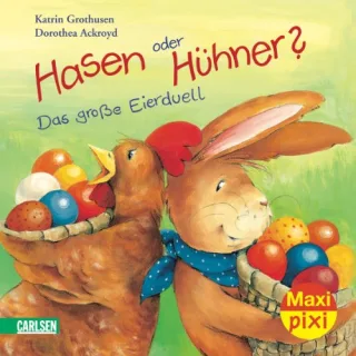 Maxi-Pixi Nr. 61: Hasen oder Hühner? Das große Eierduell