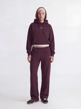 JJXX - JXSTUDIO VESTERBRO HW PANT SWT NOOS Winetasting - Gr. - XS