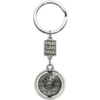 FC Bayern München Schlüsselanhänger FC Bayern München Schlüsselanhänger 3D Ball Silber I Fußball