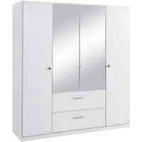 rauch Drehtürenschrank Kleiderschrank Schrank Garderobe Schlafzimmer Büroschrank BUCHHOLZ (mit Schloss, in Breite 90, 135 und 180 cm) Schubladen mit viel Stauraum mit abschließbaren Türen MADE IN GERMANY
