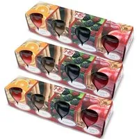 HS Candle Duftkerze Mix Mehrfachpack (12-tlg), Kerze im Glas "Winter Spice", lange Brenndauer, 6cm x Ø6cm