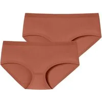 Schiesser Panty Invisible Cotton (2-St) Pantyslip, Boyshort, Unterwäsche