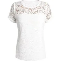 Hangowear Trachtenshirt Trachtenshirt Damen - BERYL - weiß