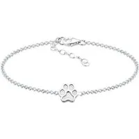 Elli Armband Pfote Symbol Hund Katze 925er Silber (kein Set, 1-tlg), Pfote