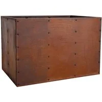ESTEXO Hochbeet Pflanzbeet Edelrost 120x80x80 cm Pflanzkasten Blumenkasten Blumenbe
