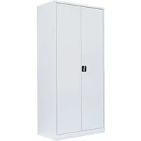Steelboxx Mehrzweckschrank Aktenschrank Metallschrank abschließbar Büroschrank 195x92,5x42,2cm (1-St) Mehrzweckschrank abschließbar