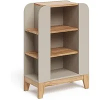 VitaliSpa® Bücherregal Malia, Cashmere/Artisan, 60 x 88 cm mit 9 fächern