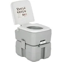 COSTWAY Campingtoilette, mit abnehmbarem Abwassertank, tragbar