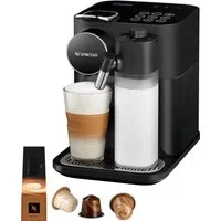 NESPRESSO Kapselmaschine Gran Lattissima EN640.B von DeLonghi, schwarz, inkl. Willkommenspaket mit 7 Kapseln