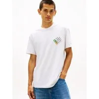 Tommy Jeans T-Shirt TJM REGULAR FIT SIGN SHIFT mit Label-Print, Baumwoll-Jersey