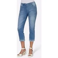 Witt Jeansshorts Jeans wadenlang leicht vertieft