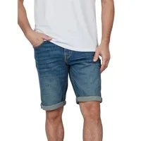 TOM TAILOR Jeansshorts Herren Shorts Josh Regular Slim Fit Bermudashorts mit Stretch