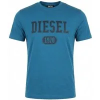 Diesel Rundhalsshirt Slim Fit Logo Shirt - T-DIEGOR 1-A