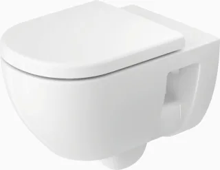 Duravit D-Code Wand-WC Tiefspüler 570mm, spülrandlos weiss  2514090000