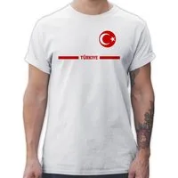 Shirtracer T-Shirt Türkei Trikot Wappen, Türkiye mit Stolz, Türkisches Fan-Motiv 2026 Fussball WM Fanartikel