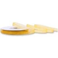 Creativery Organzaband, Organzaband 6mm x 25m Rolle Gold