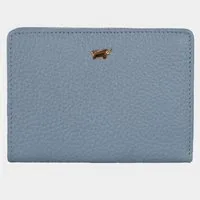Braun Büffel Geldbörse ALESSIA Mini Geldbörse 8 Kartenfächer blau