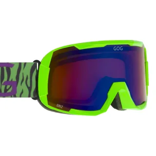 Griz UV400 Ski- und Snowboardbrille mit Antibeschlag-Spiegel und hydrophobem Doppelglas