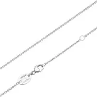 GIORGIO MARTELLO MILANO Silberkette im Stil einer Ankerkette 45 cm, Silber 925