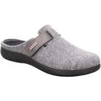 Rohde Bari Pantoffel Hausschuh, Clog mit Klettverschluss-Riemchen