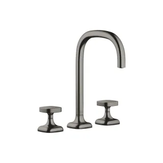 Dornbracht Waschtisch-Dreilochbatterie COYA 20713404 Dark Platinum gebürstet,20713404-99 20713404-99