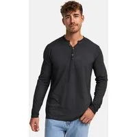 Indicode Langarmshirt Herren INKilsone Shirt Langarm Herrenshirt lässiges Longsleeve mit modischer Knopfleiste