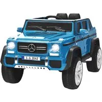COSTWAY Elektro-Kinderauto Mercedes Benz, mit Musik & LED, 2,5-5,5km/h