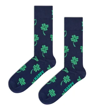 happy socks - Big Luck Sock Blau - Gr. - 38