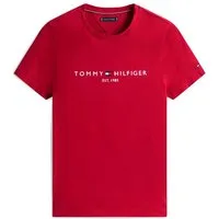 Tommy Hilfiger T-Shirt TOMMY LOGO aus reiner Baumwolle
