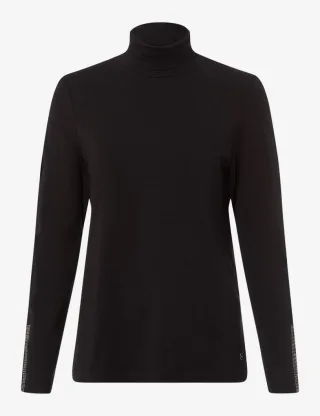 BRAX - Rollkragenpullover - Carina schwarz - Gr. - 36