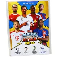 Topps Sammelkarte Topps Match Attax Karten Champions League Extra 2023-2024 - Sammelkar, Match Attax Karten Champions League Extra 2023-2024 - 1 Sammelmappe