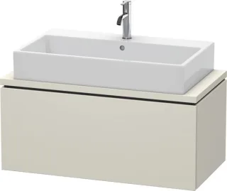 Duravit L-Cube Konsolenwaschtischunterbau wandhängend Taupe Matt 920x477x400 mm - LC580309191 LC580309191