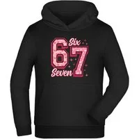 MyDesign24 Hoodie Kinder 67 Kapuzensweatshirt Kapuzenpullover mit six seven Aufdruck i776