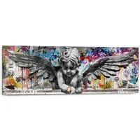 Reinders! Deco-Panel Graffiti-Engel, Hobbyraum - Mehrfarbig - MDF - Street Art - 90x30 cm