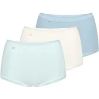 sloggi Maxislip 3er Pack Basic+ (Spar-Set, 3-St) Maxi Slip - Baumwolle - Atmungsaktiv