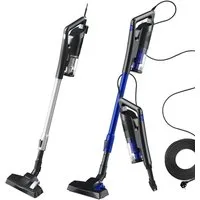 TurboTronic by Z-Line Hand-und Stielstaubsauger CMF8 TurboCyclonic ultraleicht, 600 W, Beutellos, beutellos mit waschbarem Filter, Tierhaare und 2in1 Fugendüse
