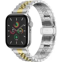 Selencia Smartwatch-Armband Selencia Jubilee-Edelstahlarmband für Apple Watch, 44/45/46/49 mm - S