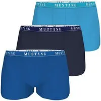 MUSTANG Retro Boxer ELVIS Retro-Pants Herren Unterhose Boxershorts (Spar-Set, 3-St) enge Passform, perfekter Sitz, elastischer Bund, maximaler Komfort