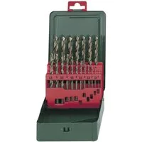 metabo Metallbohrer Metabo 627157000 HSS Metall-Spiralbohrer-Set 19teilig 1 mm, 1.5 mm, 2