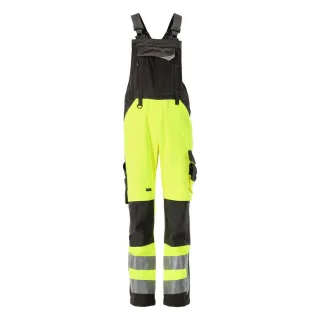 MASCOT Newcastle Latzhose mit Knietaschen SAFE SUPREME Hi-vis Gelb / Dunkelanthrazit 50 - 15569-860-1718-90C50