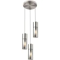 GLOBO LIGHTING Pendelleuchte GLOBO Lighting Hängeleuchte ANNIKA DH 30x150 cm bunt Hängelampe