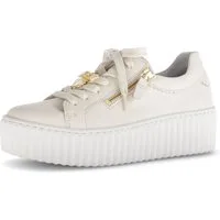 Gabor Plateausneaker Freizeitschuh, Halbschuh, Schnürschuh mit modischem Schmuckelement