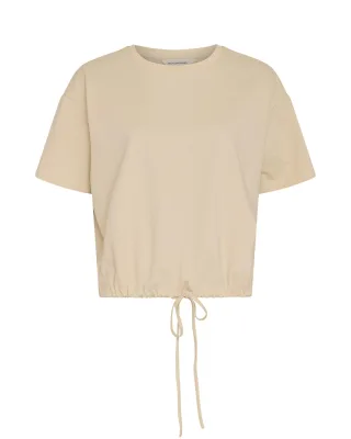 msch copenhagen - MSCHDatte Tee bleached sand - Gr. - M