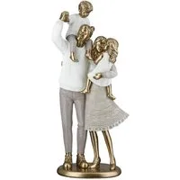 GILDE Dekoobjekt Deko-Skulptur Loving Family Figur Kunstharz 13x29,5 cm 59660