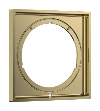 Hansgrohe Verlängerungsrosette AXOR ShowerSelect ID eckig 5 mm polished gold optic , 13641990 13641990