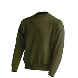 JHK - Sweatshirt Rundhalsausschnitt für Herren/Damen Unisex (Khaki)